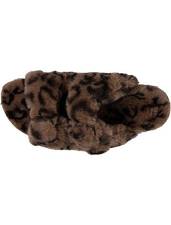 Pantofole mules aperte ammortizzazione del tallone, comfort di donna isotoner