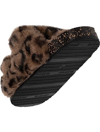 Pantofole mules aperte ammortizzazione del tallone, comfort di donna isotoner