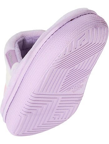 Pantofole mules aperte Suola XTRA Comfort in velluto e rete donna Isotoner