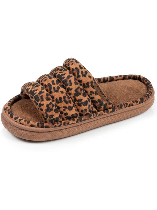 Pantofole mules aperte suola scamosciata bloup XTRA Comfort donna Isotoner - Kiabi