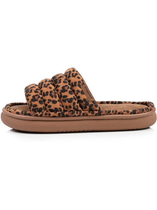 Pantofole mules aperte suola scamosciata bloup XTRA Comfort donna Isotoner - Kiabi