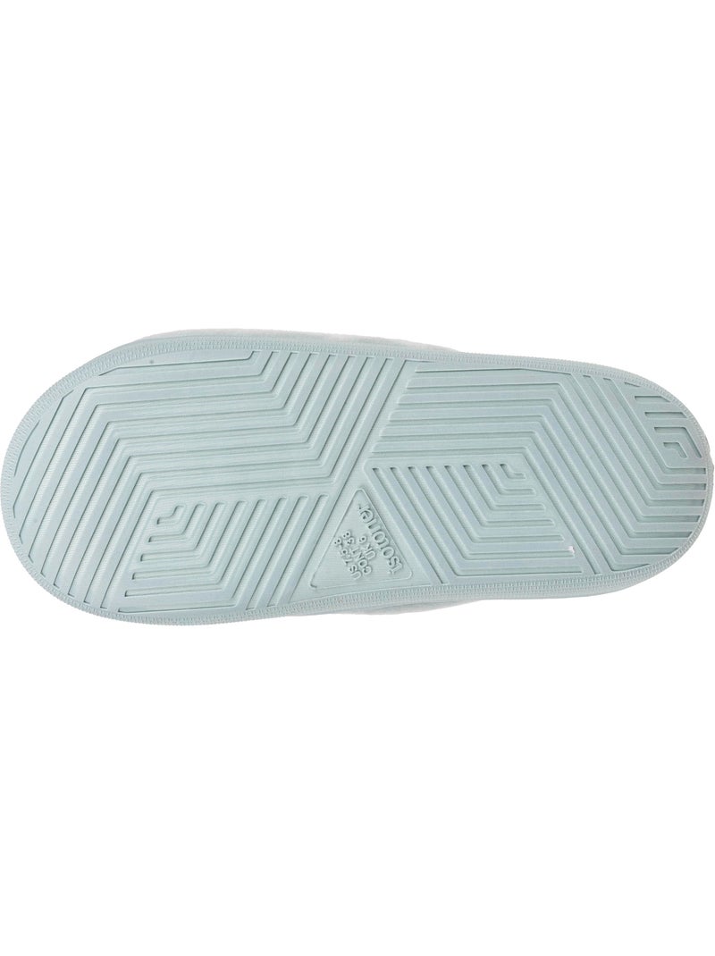 Pantofole mules aperte suola xtra comfort in velluto e rete donna Verde chiaro - Kiabi