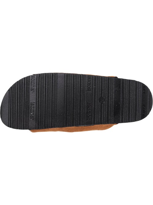 Pantofole mules aperte tacco a toppa ultraconfortevole, pelle donna Isotoner - Kiabi Pantofole mules aperte tacco a toppa ultraconfortevole, pelle donna Isotoner - Kiabi