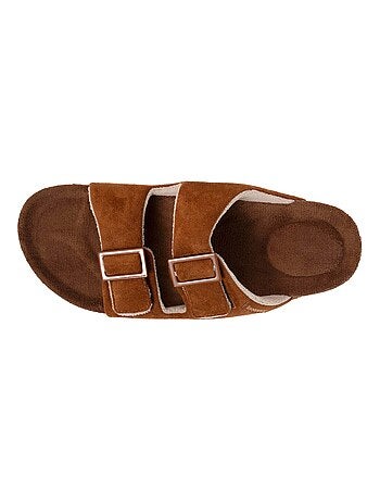 Pantofole mules aperte ultra-confortevole uomo Isotoner