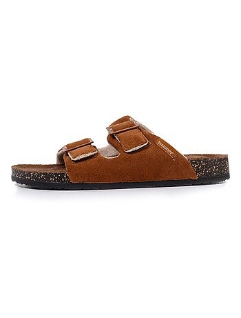 Pantofole mules aperte ultra-confortevole uomo Isotoner