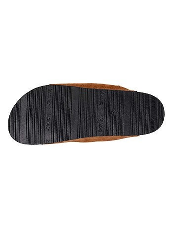 Pantofole mules aperte ultra-confortevole uomo Isotoner