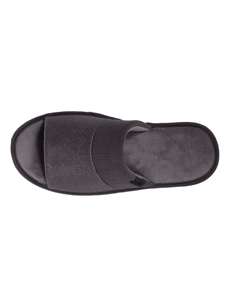 Pantofole mules aperte  uomo Isotoner Grigio - Kiabi