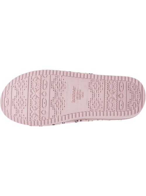 Pantofole mules aperte velluto, piattaforma di 3,5 cm donna Isotoner - Kiabi