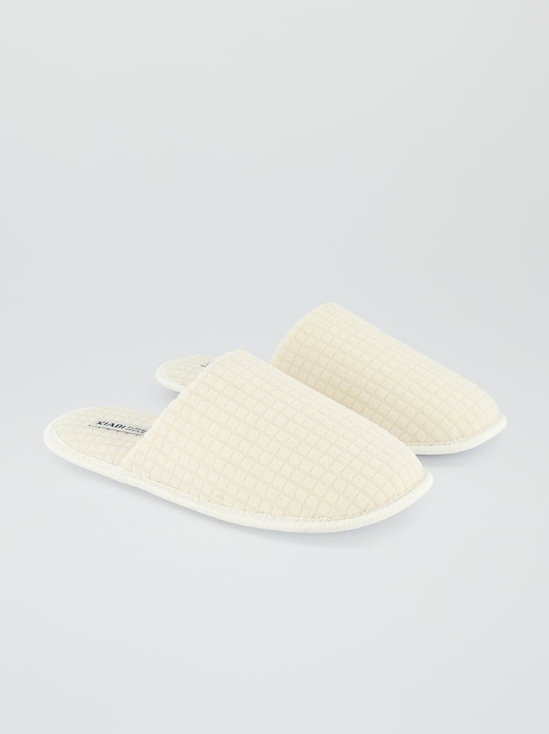 Pantofole mules BEIGE - Kiabi