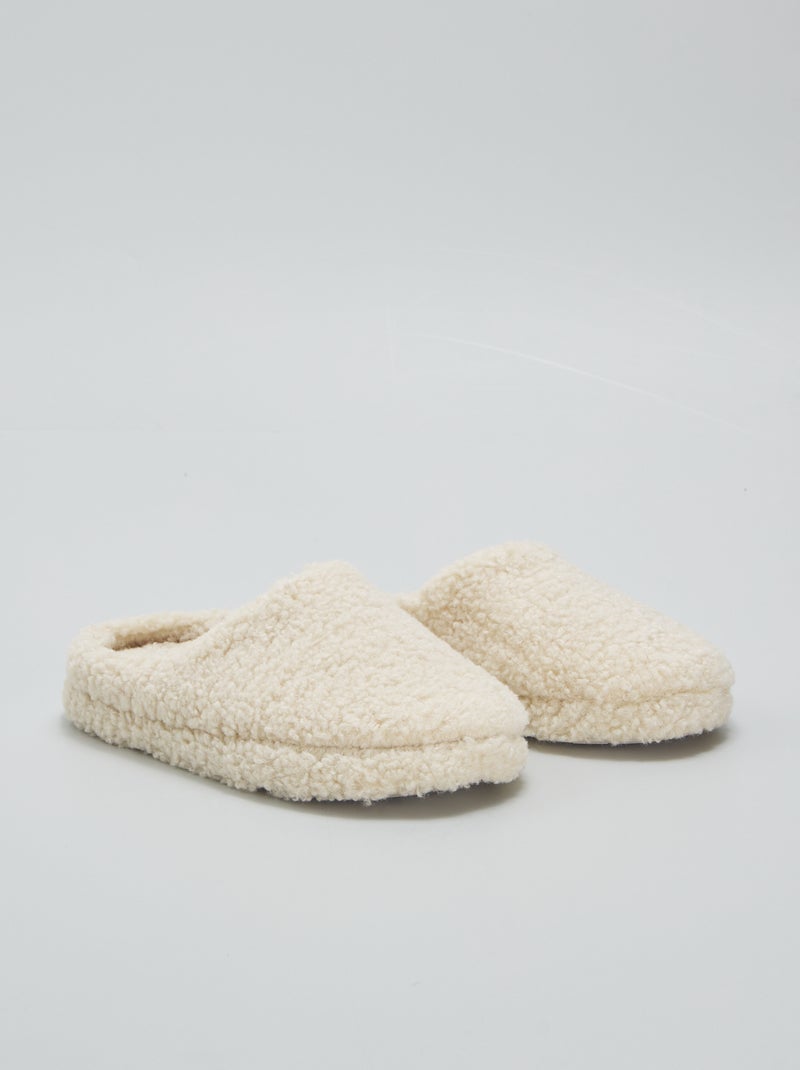 Pantofole mules BEIGE - Kiabi