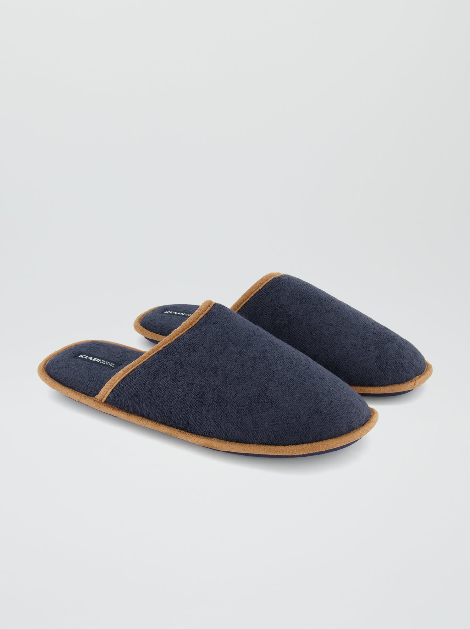 Dim Pantofole Uomo Marina Wluve - Blu Navy, Suola In Gomma, Morbide E Slip-on, Taglia 42 EU