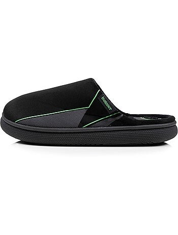 Pantofole mules camoscio, suola bloup XTRA comfort uomo Isotoner