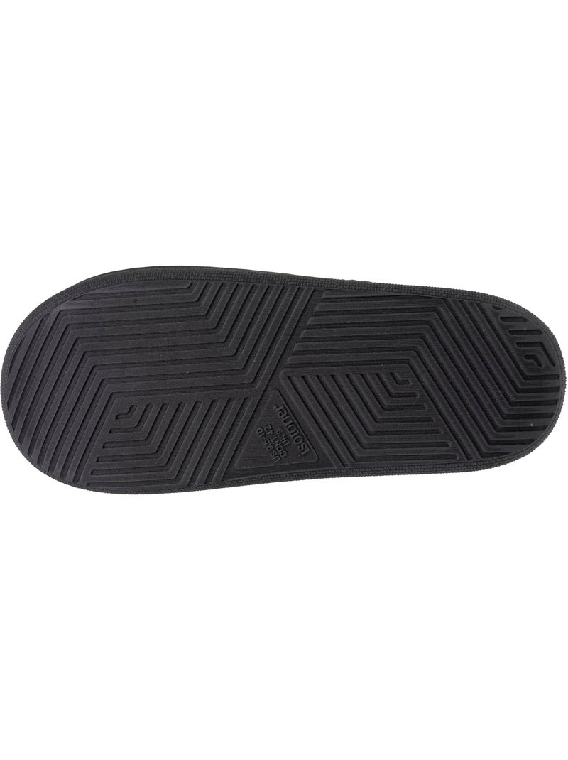 Pantofole mules camoscio, suola bloup XTRA comfort uomo Isotoner Nero - Kiabi