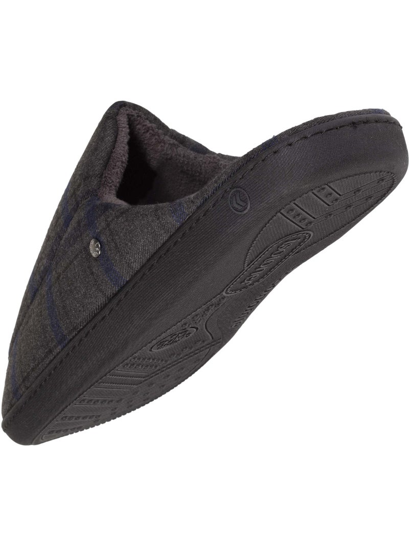 Pantofole mules controllare la stampa uomo isotoner Grigio - Kiabi