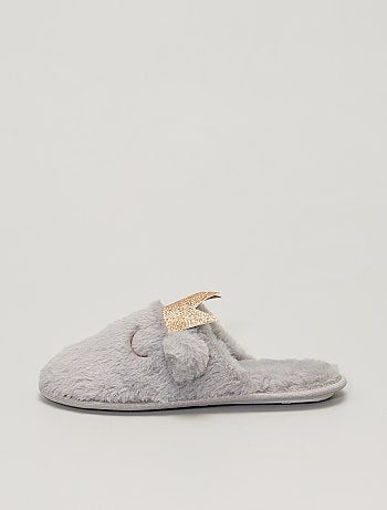 Pantofole basse e alte, in pelliccia e con fantasie - Kiabi