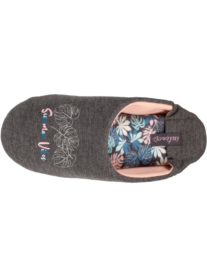 Pantofole mules  donna Grigio melangiato - Kiabi
