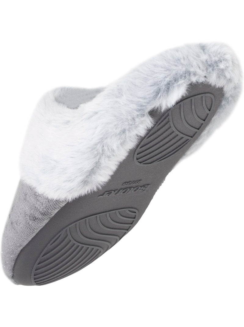 Pantofole mules  donna isotoner Grigio scuro - Kiabi