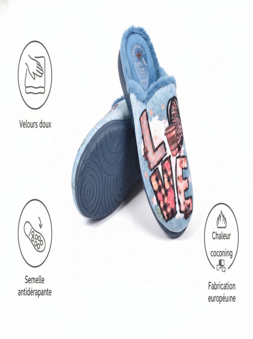 Pantofole Mules donna PHOTOPRINT - Kiabi