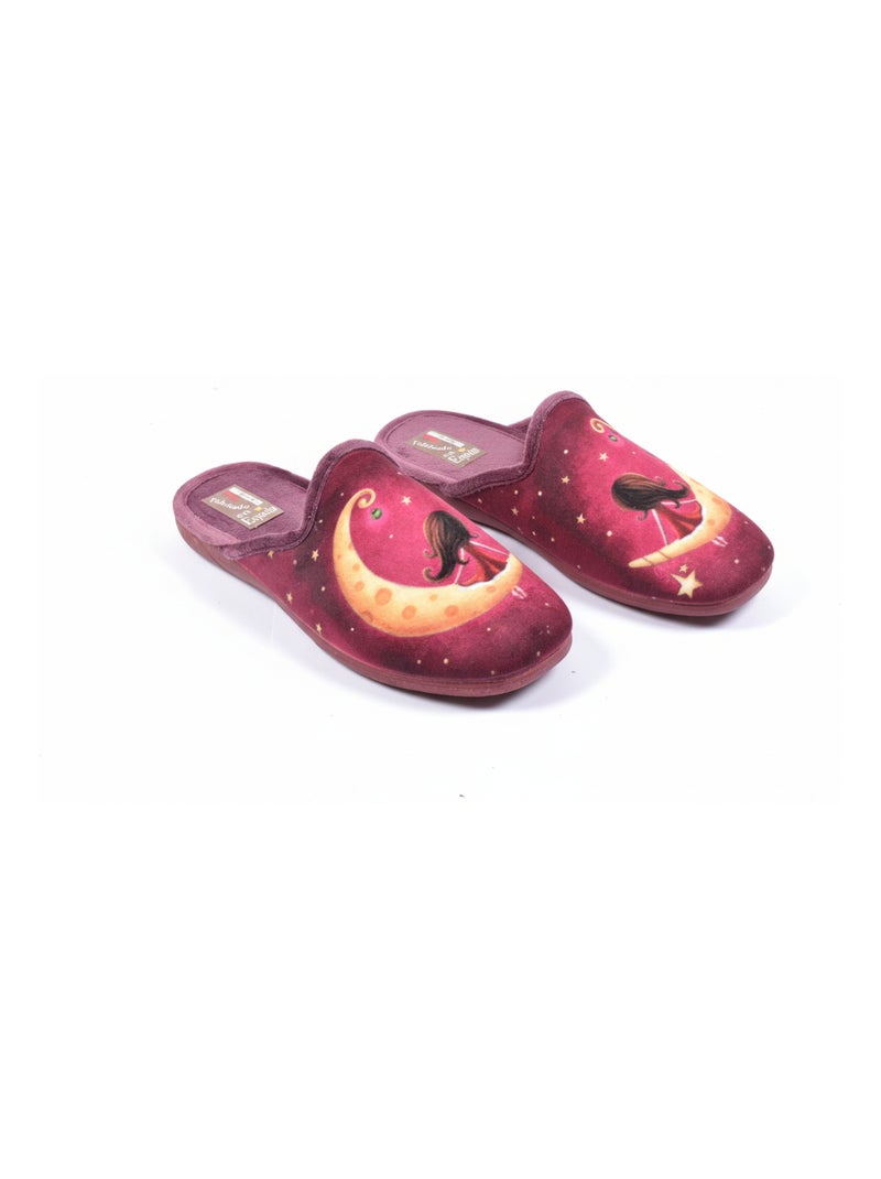 Pantofole Mules donna PHOTOPRINT Bordeaux - Kiabi