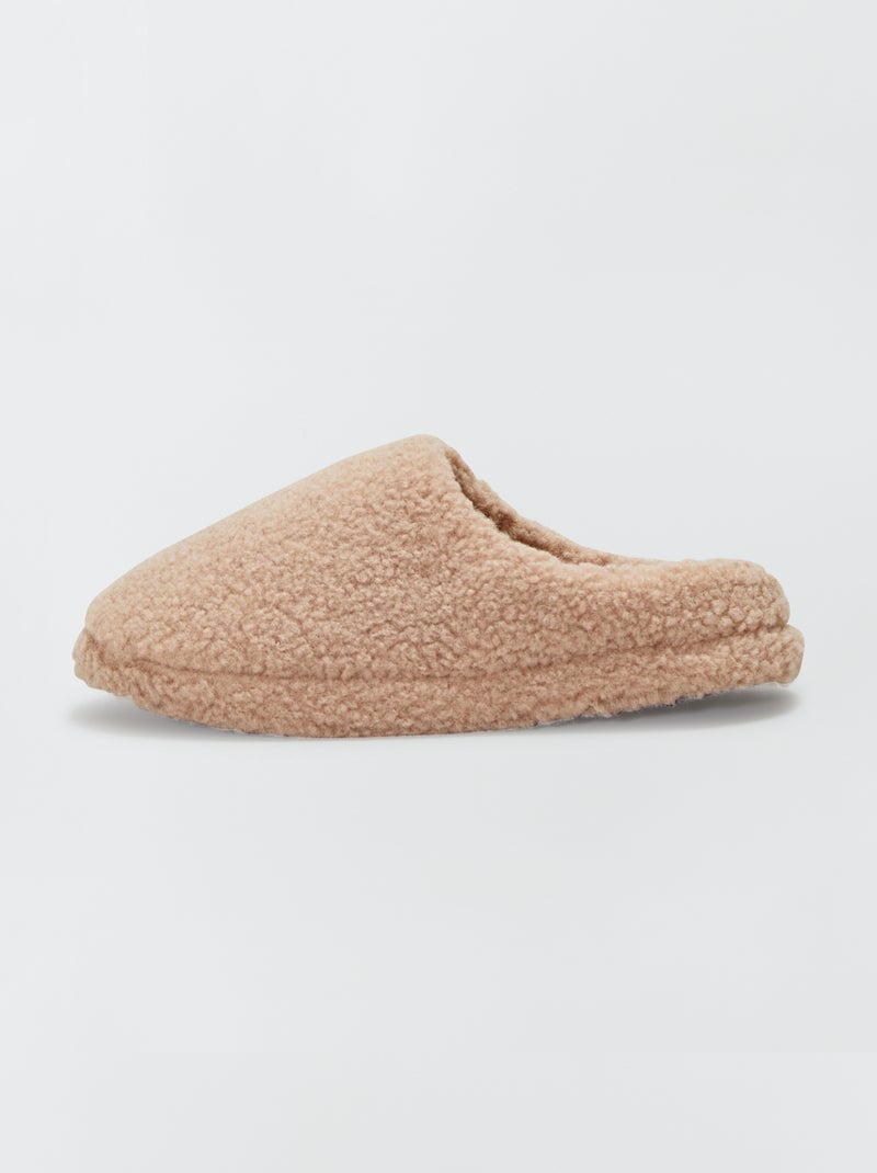 Pantofole mules ecru - Kiabi