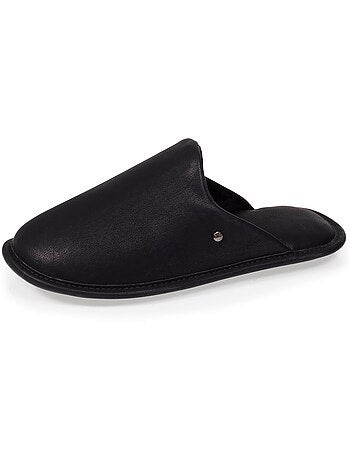 Pantofole mules effetto ecopelle ultraconfortevole e uomo isotoner