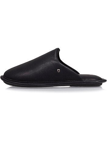 Pantofole mules effetto ecopelle ultraconfortevole e uomo isotoner