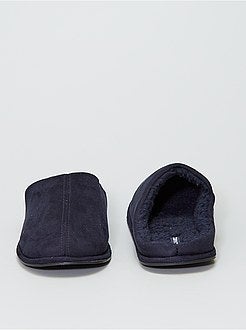 Scarpe - Pantofole mules effetto finto camoscio - Kiabi