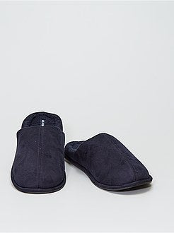 Scarpe - Pantofole mules effetto finto camoscio - Kiabi