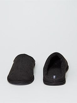 Scarpe - Pantofole mules effetto finto camoscio - Kiabi