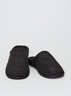 Scarpe - Pantofole mules effetto finto camoscio - Kiabi