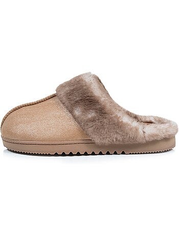Pantofole mules estremamente comode, in similpelle donna isotoner
