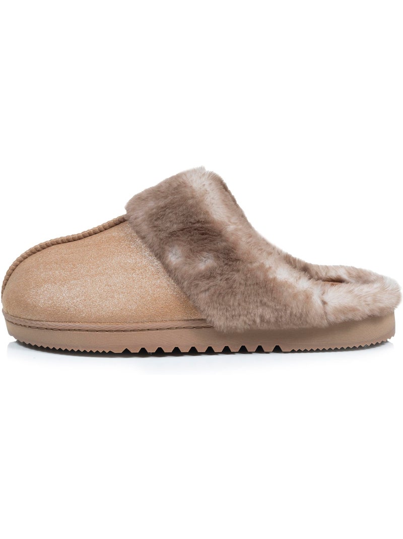 Pantofole mules estremamente comode, in similpelle donna isotoner Cammello - Kiabi