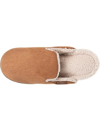 Pantofole mules estremamente comode, in similpelle uomo isotoner