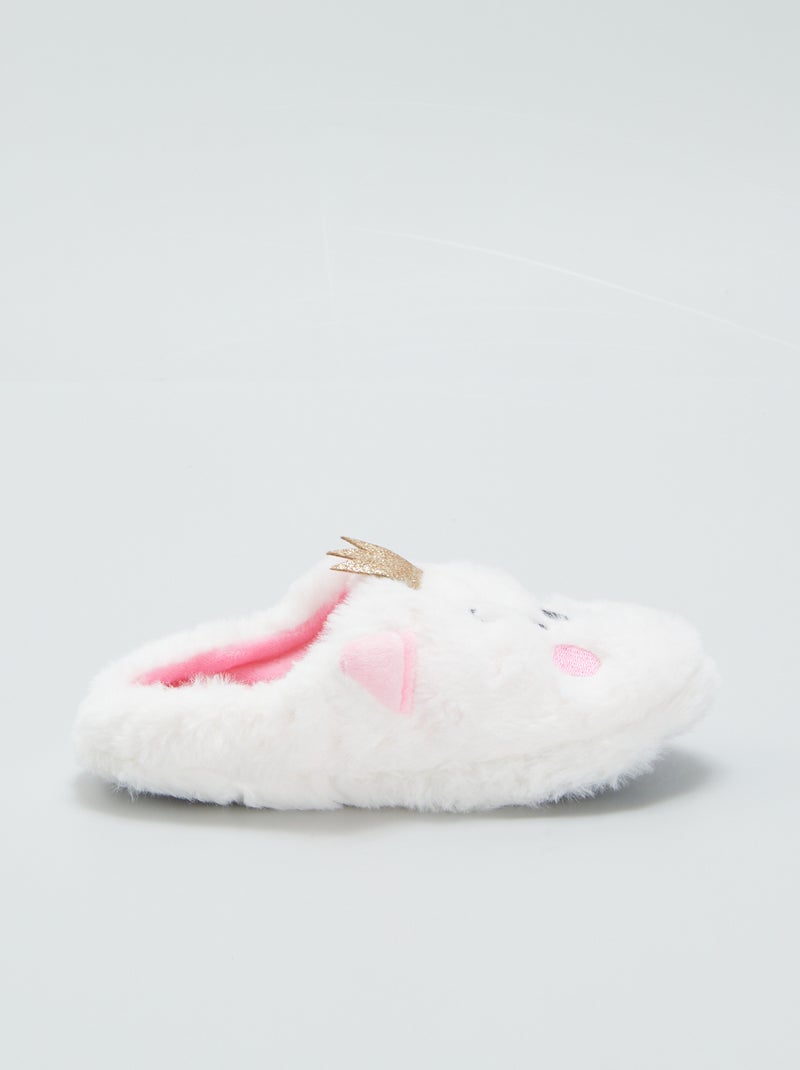 Pantofole Da Donna, Comode, In Finta Pelliccia, Invernali