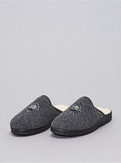 Scarpe - Pantofole mules foderate di pelliccia - Kiabi