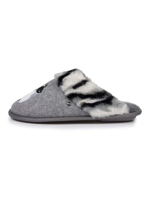 Pantofole mules Gatto di fantasia donna Isotoner - Kiabi Pantofole mules Gatto di fantasia donna Isotoner - Kiabi