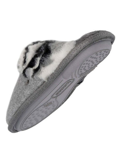 Pantofole mules Gatto di fantasia donna Isotoner - Kiabi Pantofole mules Gatto di fantasia donna Isotoner - Kiabi