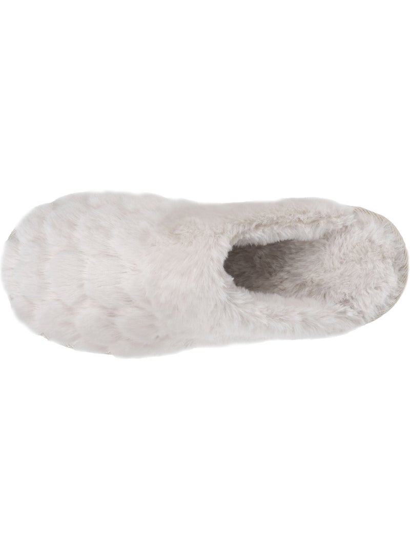 Pantofole mules gatto fantasia - morbido e confortevole donna isotoner Avorio - Kiabi