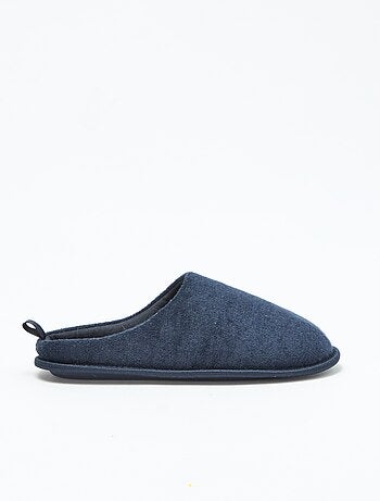 Pantofole mules in maglia bouclette