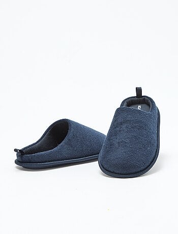 Pantofole mules in maglia bouclette