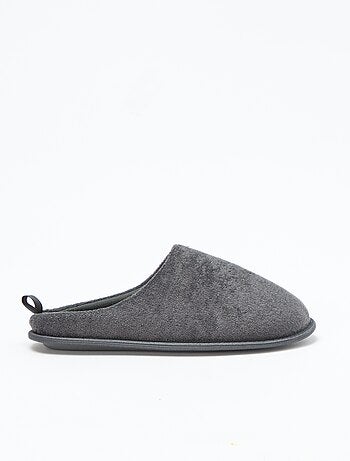 Pantofole mules in maglia bouclette