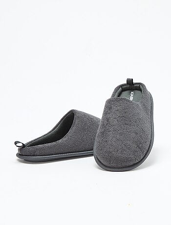 Pantofole mules in maglia bouclette