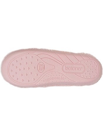 Pantofole mules in materiale morbido, suola ergonomica e bambina isotoner