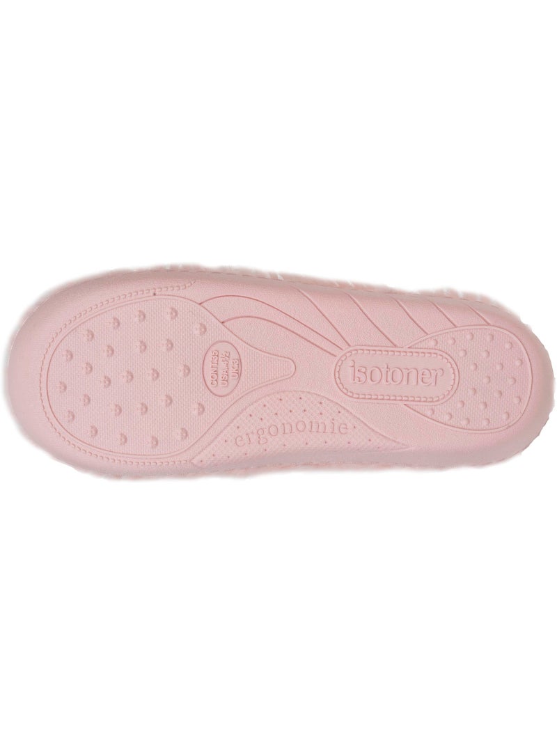 Pantofole mules in materiale morbido, suola ergonomica e bambina isotoner Rosa - Kiabi