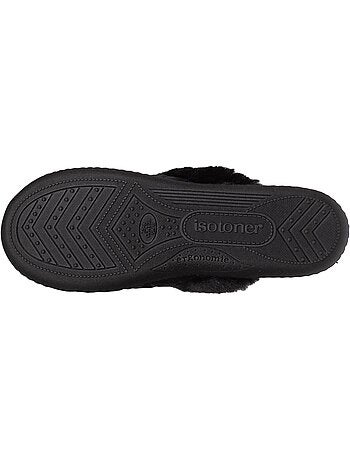 Pantofole mules in microvelluto trapuntato donna isotoner