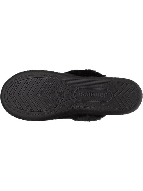 Pantofole mules in microvelluto trapuntato donna isotoner - Kiabi Pantofole mules in microvelluto trapuntato donna isotoner - Kiabi