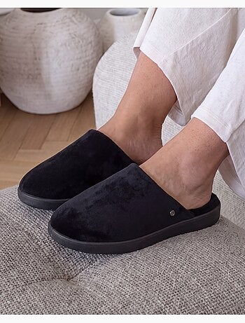 Pantofole mules in morbidissimo velluto donna isotoner