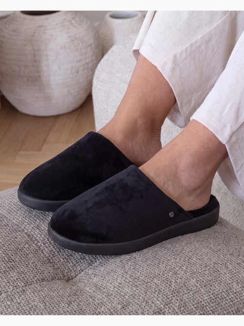 Pantofole mules in morbidissimo velluto donna isotoner - Kiabi Pantofole mules in morbidissimo velluto donna isotoner - Kiabi