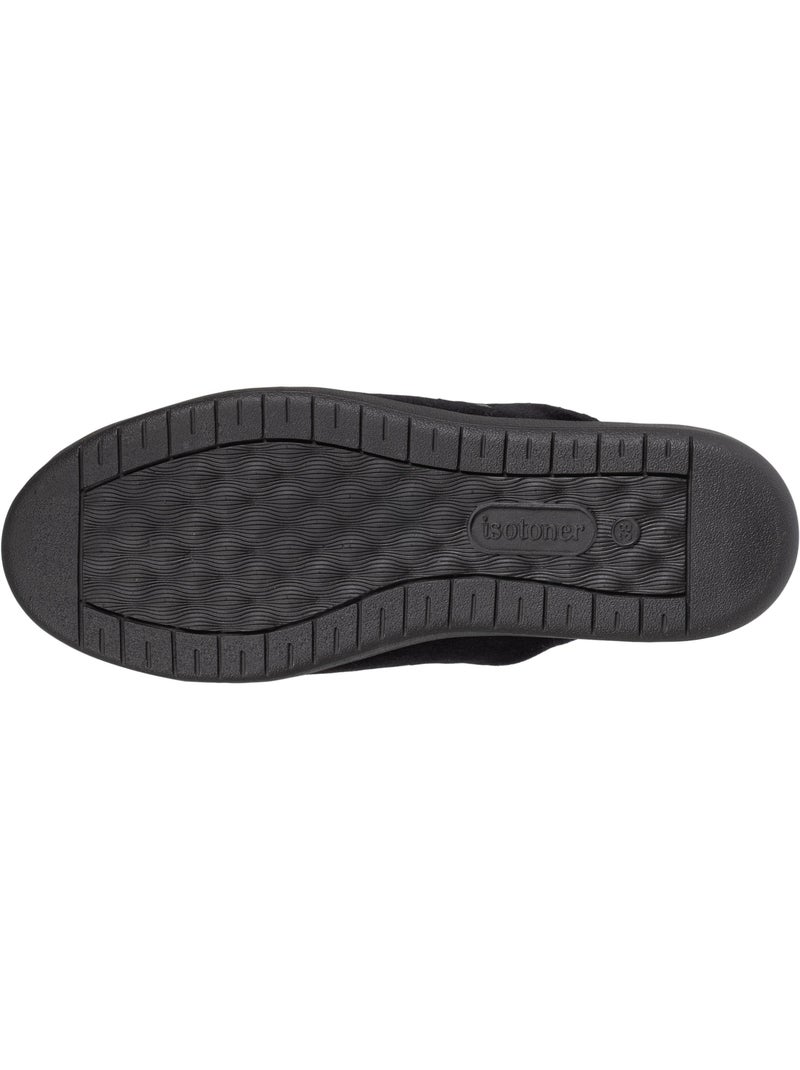 Pantofole mules in morbidissimo velluto donna isotoner Nero - Kiabi