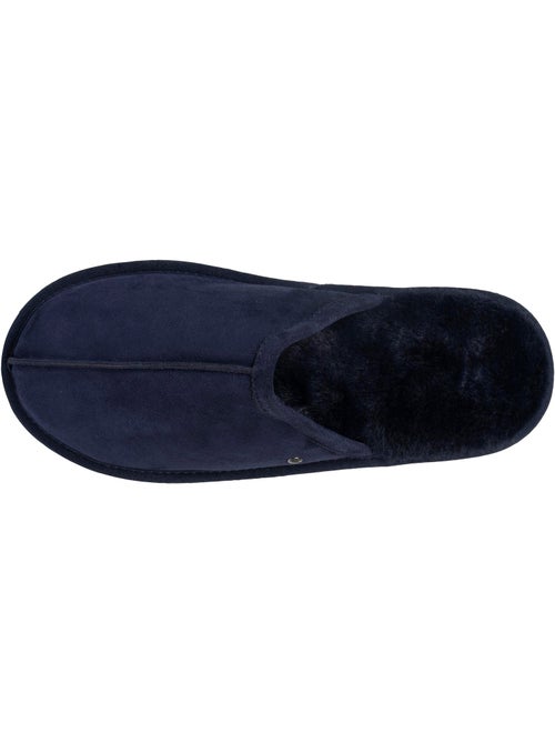 Pantofole mules in pelle con fodera in pelliccia uomo isotoner - Kiabi Pantofole mules in pelle con fodera in pelliccia uomo isotoner - Kiabi